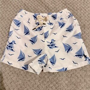 Ralph Lauren Sailboat Print Swim Shorts